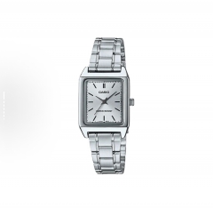 CASIO STANDARD Series Classic Retro Small Square Watch. It has a function of daily life waterproofing. It is equipped with a quartz movement and a stainless steel watchband. It is