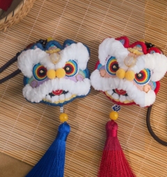 Aka Lion Dance Amulet for Peace