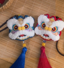 Aka Lion Dance Amulet for Peace
