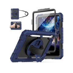 iPad 10th Generation 10.9 inch 2022, Slim Stand Protective Cover with Hard PC Translucent Back Shell Cover, Support Touch ID,