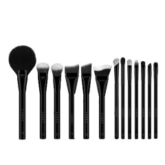 Makeup Brush Set  Professional Travel Cute Face Women Natural Hair Glitz and Glam  Holder Case Luxury Puffs Quality Pink Small Organizer for Girls 5-8 Concealer Foundation Eyeshado