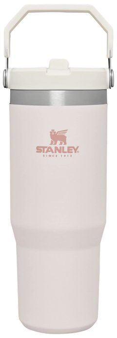 Stainless Steel Tumbler with Straw - Vacuum Insulated Water Bottle for Home, Office or Car Reusable Cup with Straw Leak Resistant Flip Cold for 12 Hrs or Iced for 2 Days