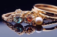 ZHUBAOZHUBAO Premium Jewelry Collection - Elegant Necklaces, Rings & Bracelets for Women - 18K Gold Plated - Unique Handcrafted Design"