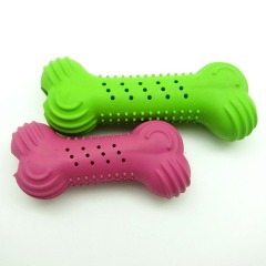 Durable Dog Chew Toy for Aggressive Chewers, Rubber Squeaky Toy for Medium Large Dogs