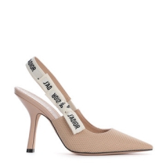 DIOR 24 Autumn/Winter Versatile Women's Beige High Heels KCC201TFL 21U POWDER NUDE DIOR