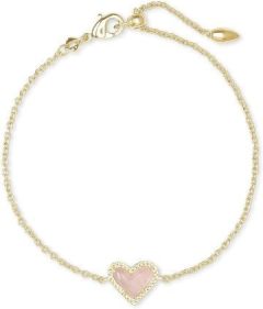 Kendra Scott Ari 女士心形链手链,时尚珠宝