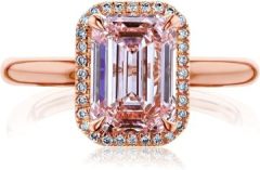 3.23ct.tw Pink Diamond Ring (IGI Certified) 18K Rose Gold