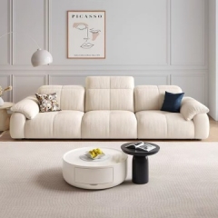 Soft leather sofa