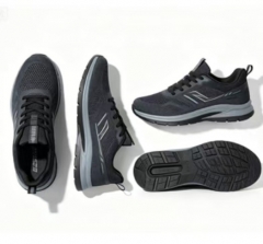 Men’s Lightweight Casual Sneakers, Breathable Mesh Walking Shoes, Non-slip Soft Sole Comfortable Daily Footwear for Outdoor