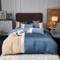 SLEEPHOME 4 Pieces Bedding Set, Soft Breathable Duvet Cover Set for Bedroom