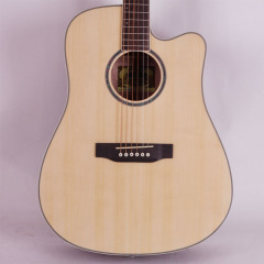 MUSICWOOD Acoustic Wooden Guitar, Beginner Folk Guitar for Music Learning