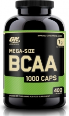 BCAA 1000mg Capsules, 400 Count, Branched Chain Amino Acids for Muscle Recovery & Energy